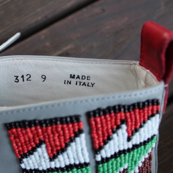 Del Toro Beaded Aztec Chukka Sneakers 9 - Picture 11 of 12